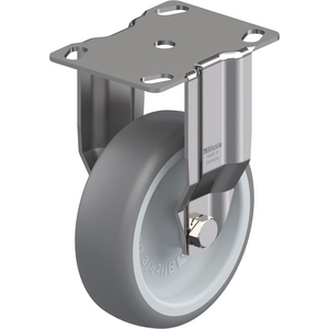 ROULETTE FIXE 100KG D.100MM IN BAND.CAOUT 32MM MOY LISSE