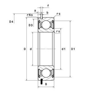 CUSCINETTI A SFERE 6206.NR.ZZ