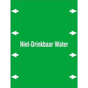 BRADY LEIDINGMERKER 160X210 NIET DRINKBAAR WATER