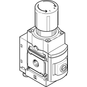 MS6-LRPB-1/2-D2-A8-BD Precision pressure regulator
