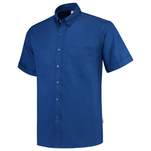 TRICORP OVERHEMD KORTE MOUW BASIS 701003 ROYAL BLAUW MT L