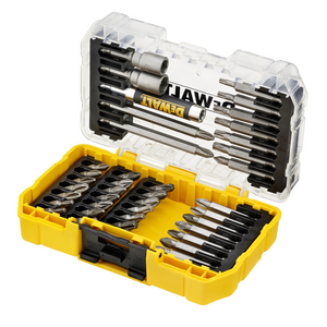 SET 40 PEZZI PER AVVITARE COMPOSTO DA: 2 BUSSOLE ESAGONALI 8,10MM - 1 ADATTATORE MAGNETICO CON GUIDA DT70702-QZ