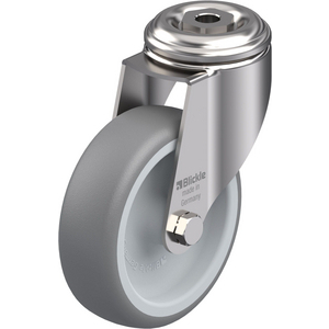 ROULETTE PIVOT. 100KG D.100MM IN BAND.CAOUT 32MM MOY LISSE