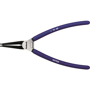 PINZA PER ANELLI SEEGER ESTERNI BECCO DRITTO LUNGHEZZA 240MM 847027