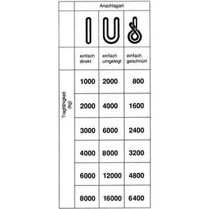 Produktbild von Rundschlinge Einfach 1000 Kg – 2,0 M Nutzlänge, Polyester PES, DIN EN 1492-2, Abriebfest, Oberflächenschonend