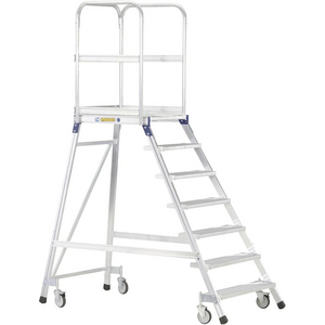 3210032820 Podesttreppe einseitig 7 Stufen Podesthöhe 1,68 m