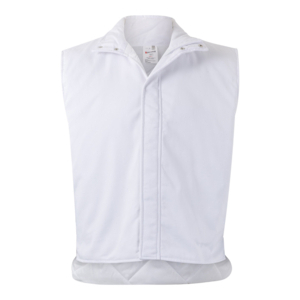 GILET TRAPUNTATO BIANCO ALIMENTARE 255901 # XL