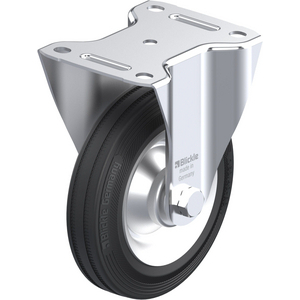 ROULETTE FIXE 135KG D.160MM AC BAND.CAOUT 40MM MOY ROULEAUX