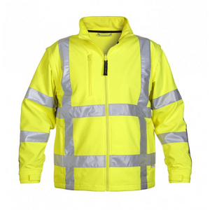 HYDROWEAR SOFTSHELL JACK TOULON 04025980 FLUO GEEL MT S