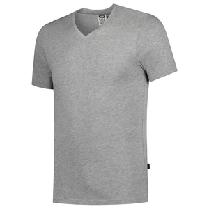 TRICORP T-SHIRT V HALS FIT 101005 GRIJS MELEE MT 3XL