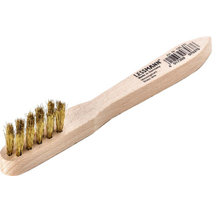9711390001 Zündkerzenbürste Messing gewellt 0,15x150mm Lessmann