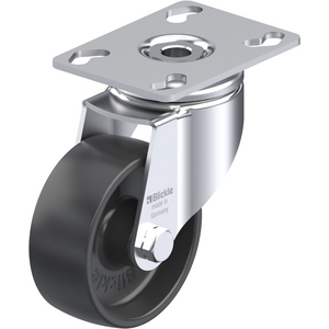 ROULETTE PIVOT. 120KG D. 80MM AC BAND.POLYA 33MM MOY LISSE
