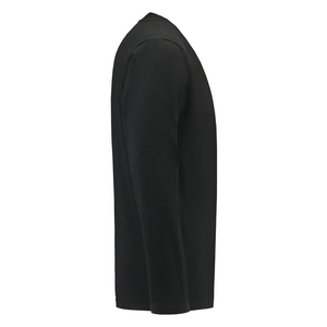 TRICORP T-SHIRT LANGE MOUW 101006 ZWART MT XS