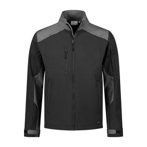 SANTINO SOFTSHELL JAS TOUR ZWART/GRAFIET MT 3XL