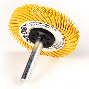 BROSSE/TIGE BBZS D.50 GR80 JAUNE BRISTLE UE 6