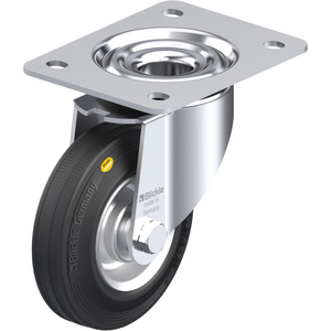 ROULETTE PIVOT. 120KG D.125MM AC BAND.CAOUT 37,5MM MOY ROULEAUX