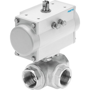 FESTO KOGELKRAAN-EENHEID VZBM-A-11/2"-RP-25-F-3T-B2-PB120