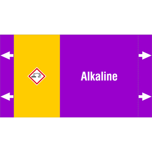 BRADY LEIDINGMERKER 165X90 ALKALINE