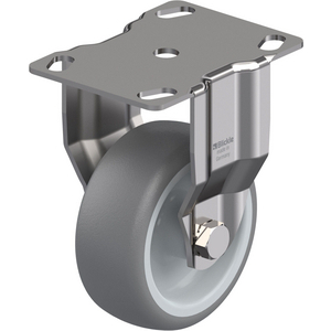 ROULETTE FIXE 90KG D. 80MM IN BAND.CAOUT 32MM MOY LISSE