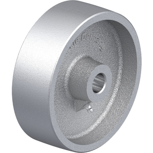 ROUE 900KG D.150MM 50MM FONTE ROUE MONOBLOC ALESAGE LISSE