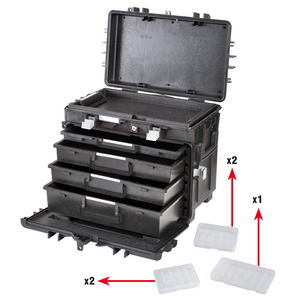 COFFRE A OUTILS ROULETTES ETANCHE - BV.FC4S