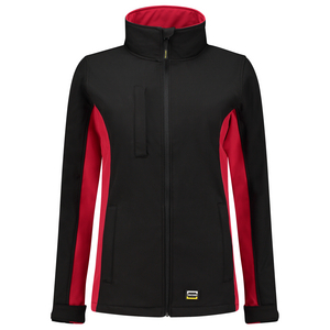 TRICORP SOFTSHELL DAME 402008 ZWART/ROOD MT XS