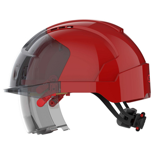 ELMETTO EVO VISTA LENS VENTILATO ROSSO/FUMO AMB170-008-K00