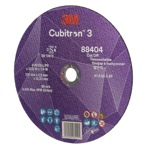 DISCO DA TAGLIO CUBITRON3, 88404, 36+, T41, 230 MM X 2.5 MM X 22.23 MM, EN, 25/PACK, 50 PZ/CARTONE 7100303997