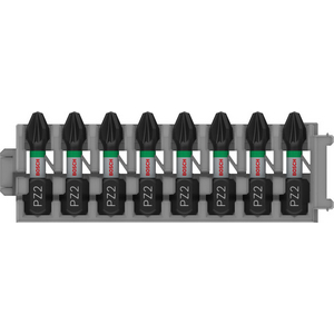 BOSCH BIT 1/4 IMPACT 8 DLG PZ2 25MM 2608522325