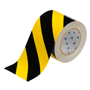 ROTOLO NASTRO PER MARCATURA DI PAVIMENTI TOUGHSTRIPE 104377 TS-101.60-514-BK/YL-STR-RL