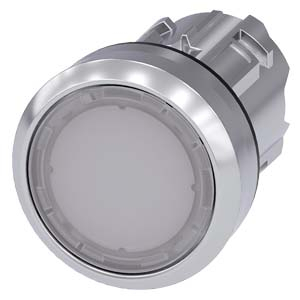 SIEMENS VERLICHTE DRUKKNOP WIT 3SU1051-0AB60-0AA0