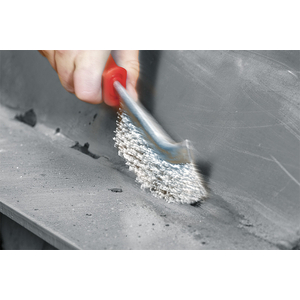 BROSSE UNIVERSELLE A M/PLAS. LAITON ONDULE 0,3 MM (T=25MM)
