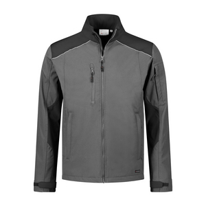 SANTINO SOFTSHELL JAS TOUR GRAFIET/ZWART MT S