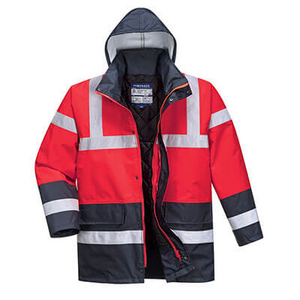 PORTWEST JACK CONTRAST S466 HI-VIS GEEL/GROEN MT M