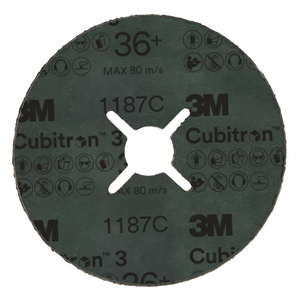 DISCO FIBRATO CUBITRON3 1187C, 36+, 125 MM X 22 MM, A FESSURA 7100310794