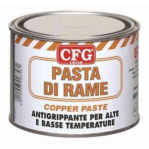 PASTA DI RAME. LUBRIFICANTE ED ANTIGRIPPANTE FINO A 1000 G.C.-BARATTOLO-500 ML L0358