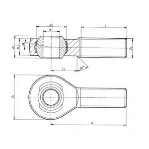 DURBAL BEM 20-20-502 LINKS STANGKOP