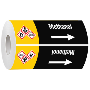 BRADY LEIDINGMERKER 300MM METHANOL (ROL=30M)