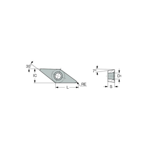 ISCAR DRAAIWISSELPLAAT VCGT 110304-AS IC20 5540016