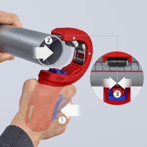 KNIPEX DPT50 BUIZENSNIJDER - 90 23 02 BK