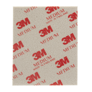 PANNO SPUGNA ABRASIVO , 115 MM X 140 MM, GRANA MEDIA, 03808 7000043357