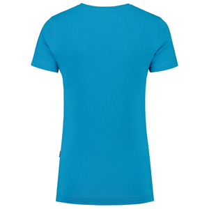 TRICORP T-SHIRT DAME V HALS FIT 101008 TURQUOISE MT XXL