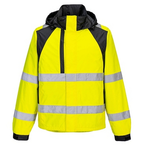 PORTWEST REGENJAS HI-VIS WX2 ECO CD860 GEEL/ZWART MT M