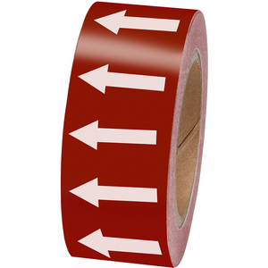 ROTOLO 1300 PM-ARO RED/WHITE50MMX33M 275114-ARROW TAPE: WHITE/RED 50MMX33M