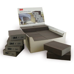 HARD COARSE - DA P120 A P180 SPUGNA SANDING BLOCKIMBALLO STRD 4 LATI ABRASIVI - P.N. 63219 100X68X26 7000032169