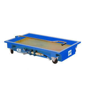 BAC RECUPERATEUR D'HUILE 120L MOBILE AVEC POMPE 1/1