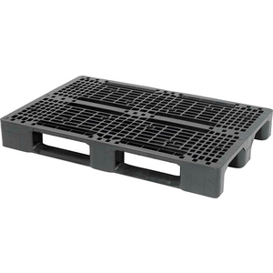 PALETTE PEHD LOURDE NOIRE 800X1200 1T DEP. 4T STATIQUE