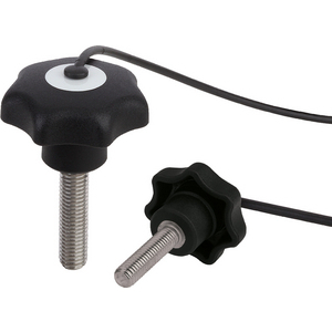 K0155.708X20 Sterngriff D1=32 M8X20 m. Sicherungsband - LS
