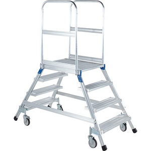 3210032865 Podesttreppe beidseitig 4 Stufen Podesthöhe 0,96 m