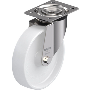 ROULETTE PIVOT. 400KG D.200MM IN BAND.POLYA 50MM MOY ROULX IN